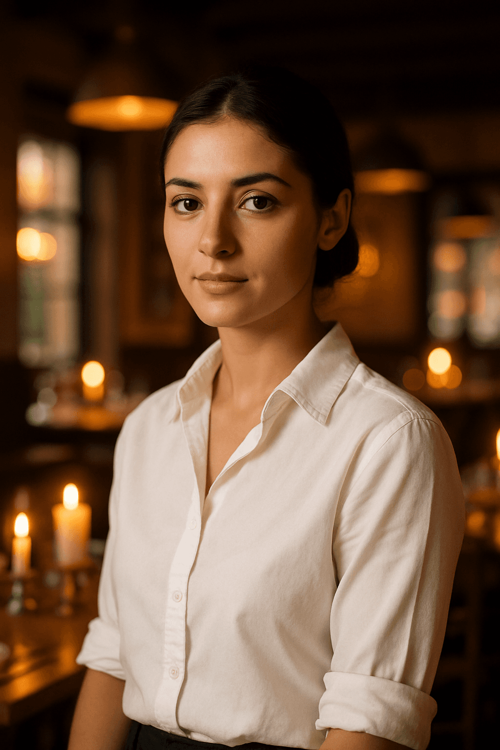 Elisa — AI companion, Head waitress in a hidden gem restaurant who remembers every detail.